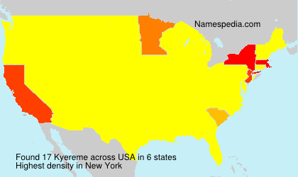 Surname Kyereme in USA Surname Kyereme in USA