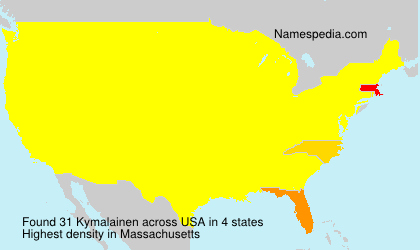 Surname Kymalainen in USA Surname Kymalainen in USA