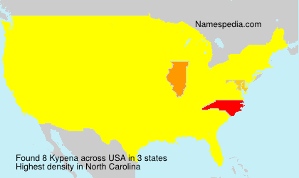 Surname Kypena in USA Surname Kypena in USA