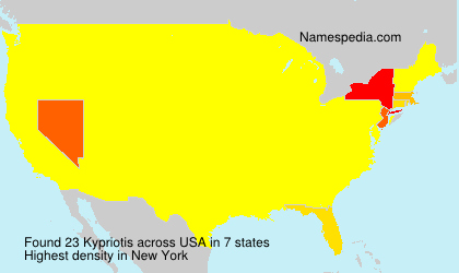 Surname Kypriotis in USA Surname Kypriotis in USA