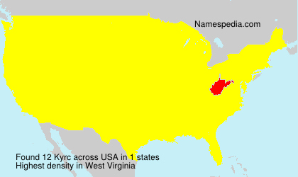 Surname Kyrc in USA Surname Kyrc in USA