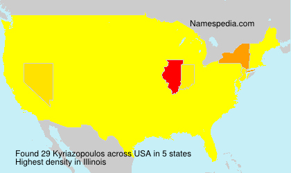 Surname Kyriazopoulos in USA Surname Kyriazopoulos in USA