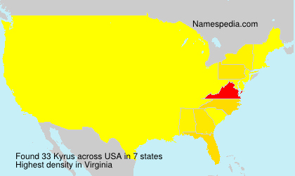 Surname Kyrus in USA Surname Kyrus in USA
