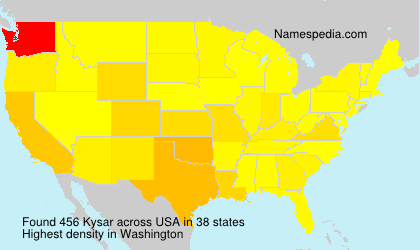 Surname Kysar in USA Surname Kysar in USA