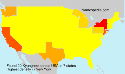 Surname Kyunghee in USA Surname Kyunghee in USA
