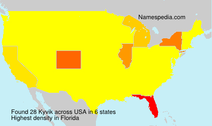 Surname Kyvik in USA Surname Kyvik in USA