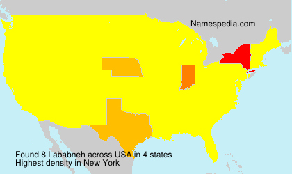 Surname Lababneh in USA Surname Lababneh in USA
