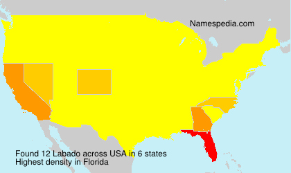 Surname Labado in USA Surname Labado in USA