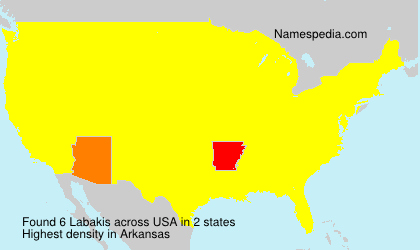 Surname Labakis in USA Surname Labakis in USA