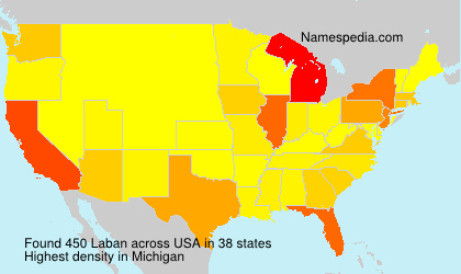 Surname Laban in USA Surname Laban in USA