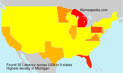 Surname Labancz in USA Surname Labancz in USA