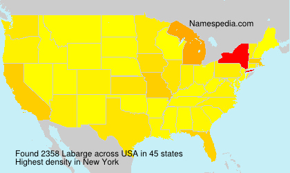 Surname Labarge in USA Surname Labarge in USA