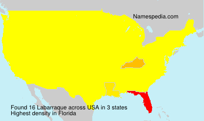 Surname Labarraque in USA Surname Labarraque in USA