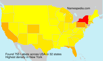 Surname Labate in USA Surname Labate in USA