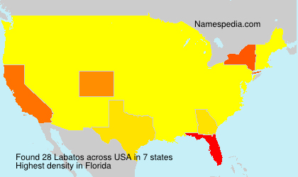 Surname Labatos in USA Surname Labatos in USA