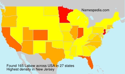 Surname Labaw in USA Surname Labaw in USA