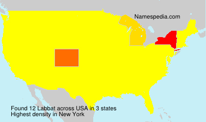 Surname Labbat in USA Surname Labbat in USA
