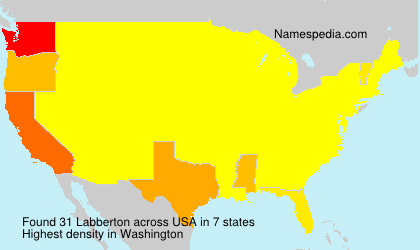Surname Labberton in USA Surname Labberton in USA