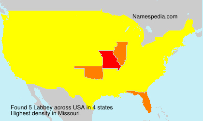 Surname Labbey in USA Surname Labbey in USA