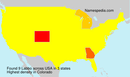 Surname Labbo in USA Surname Labbo in USA