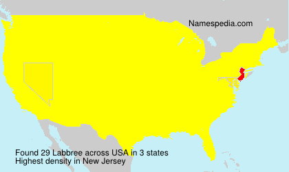 Surname Labbree in USA Surname Labbree in USA
