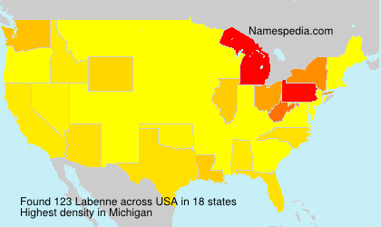 Surname Labenne in USA Surname Labenne in USA