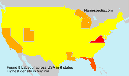 Surname Labeouf in USA Surname Labeouf in USA