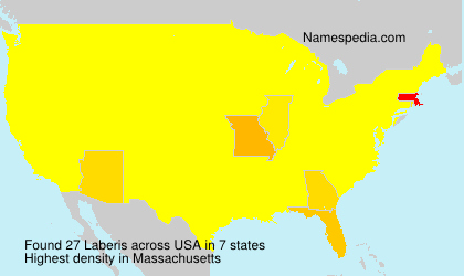 Surname Laberis in USA Surname Laberis in USA