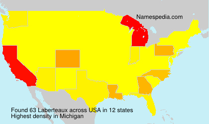 Surname Laberteaux in USA Surname Laberteaux in USA