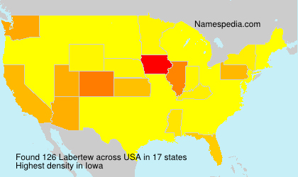 Surname Labertew in USA Surname Labertew in USA