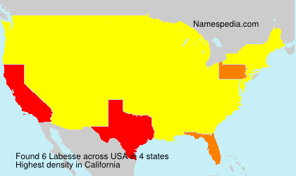 Surname Labesse in USA Surname Labesse in USA