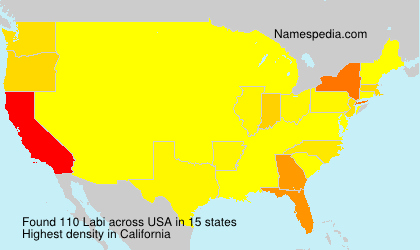 Surname Labi in USA Surname Labi in USA