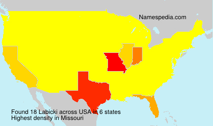 Surname Labicki in USA Surname Labicki in USA