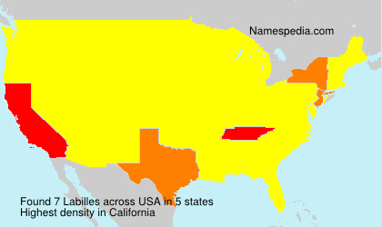 Surname Labilles in USA Surname Labilles in USA
