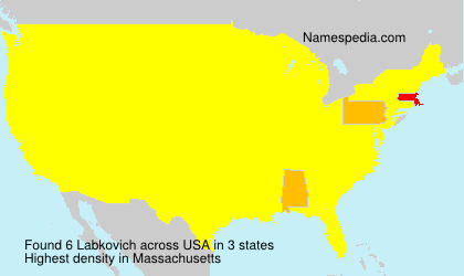 Surname Labkovich in USA Surname Labkovich in USA