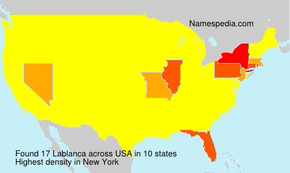 Surname Lablanca in USA Surname Lablanca in USA