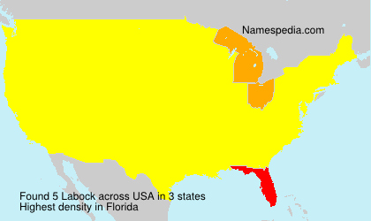 Surname Labock in USA Surname Labock in USA