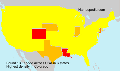 Surname Labode in USA Surname Labode in USA