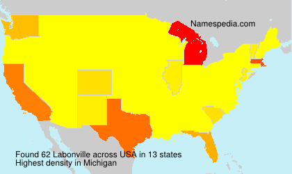 Surname Labonville in USA Surname Labonville in USA