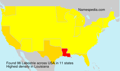 Surname Labostrie in USA Surname Labostrie in USA