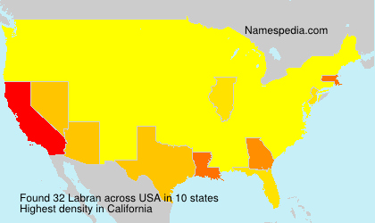 Surname Labran in USA Surname Labran in USA