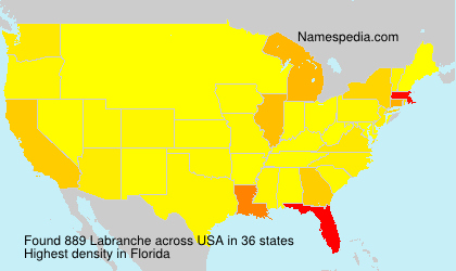 Surname Labranche in USA Surname Labranche in USA