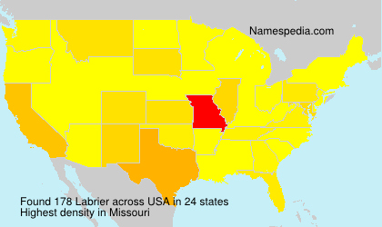 Surname Labrier in USA Surname Labrier in USA