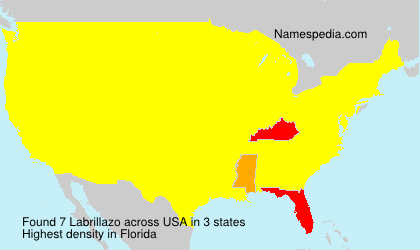 Surname Labrillazo in USA Surname Labrillazo in USA