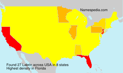 Surname Labrin in USA Surname Labrin in USA