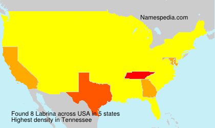 Surname Labrina in USA Surname Labrina in USA