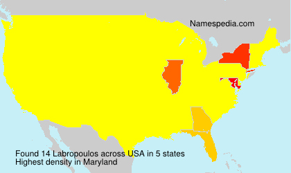 Surname Labropoulos in USA Surname Labropoulos in USA