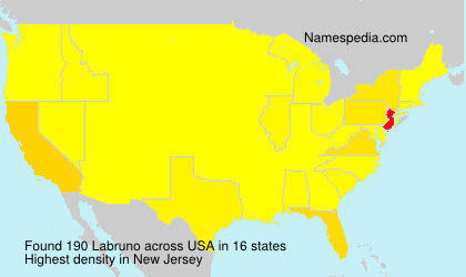 Surname Labruno in USA Surname Labruno in USA