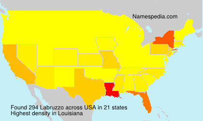 Surname Labruzzo in USA Surname Labruzzo in USA