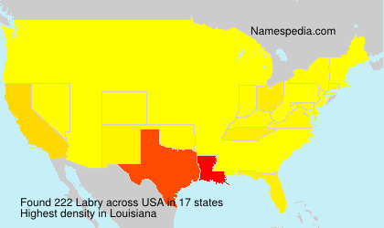 Surname Labry in USA Surname Labry in USA